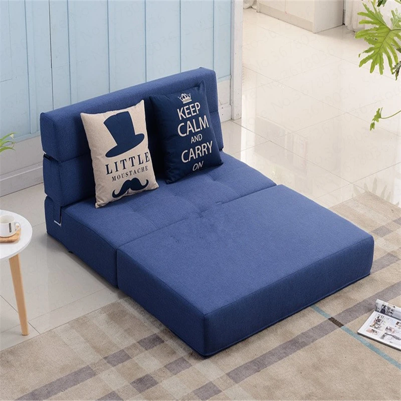 Folding Lazy Sofa Bed Tatami Hard Mattress Single Double Living Room Bedroom Study Small Apartment Space Saving