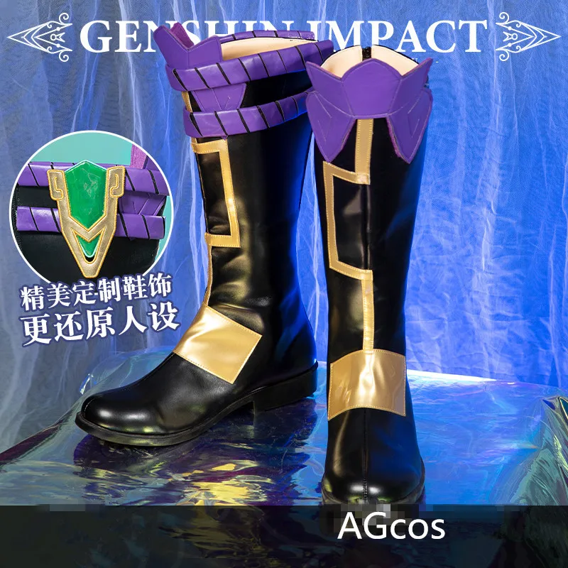 Presale!! Genshin Impact Xiao Cosplay Shoes Christmas Cos Boots