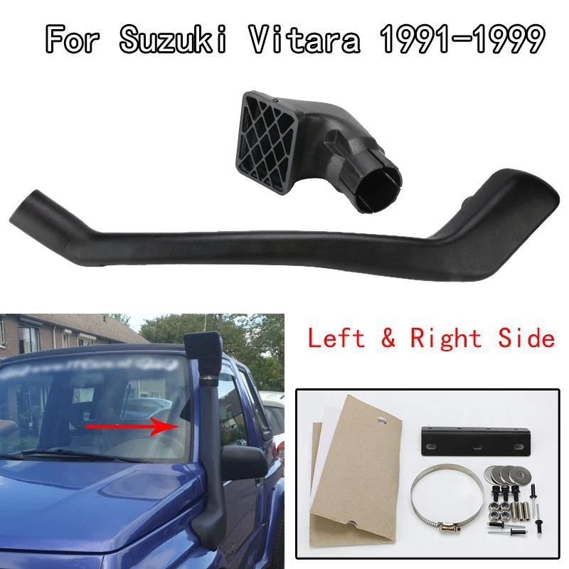 

Car Snorkel Kit Left Right Side Air Intake Manifold For Suzuki Vitara 1991-1999 1.6L Petrol G16B 4WD 4x4 Car Accessories