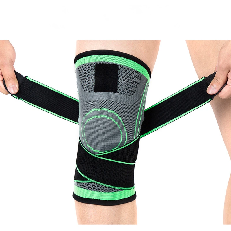 TJ-TianJun Outdoor Knitting Exercise Kneepads Fitness Running Bandage Pressure Kneepad Riding Protection Hiking Climbing kneelet