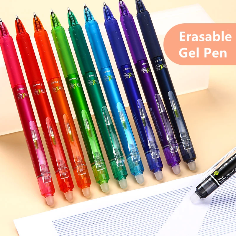 PILOT FriXion Erasable Gel Pen LFBK-23EF and Refills BLS-FR5 10 Colors 0.5mm Bullet Type Penpoint Office & School Stationery