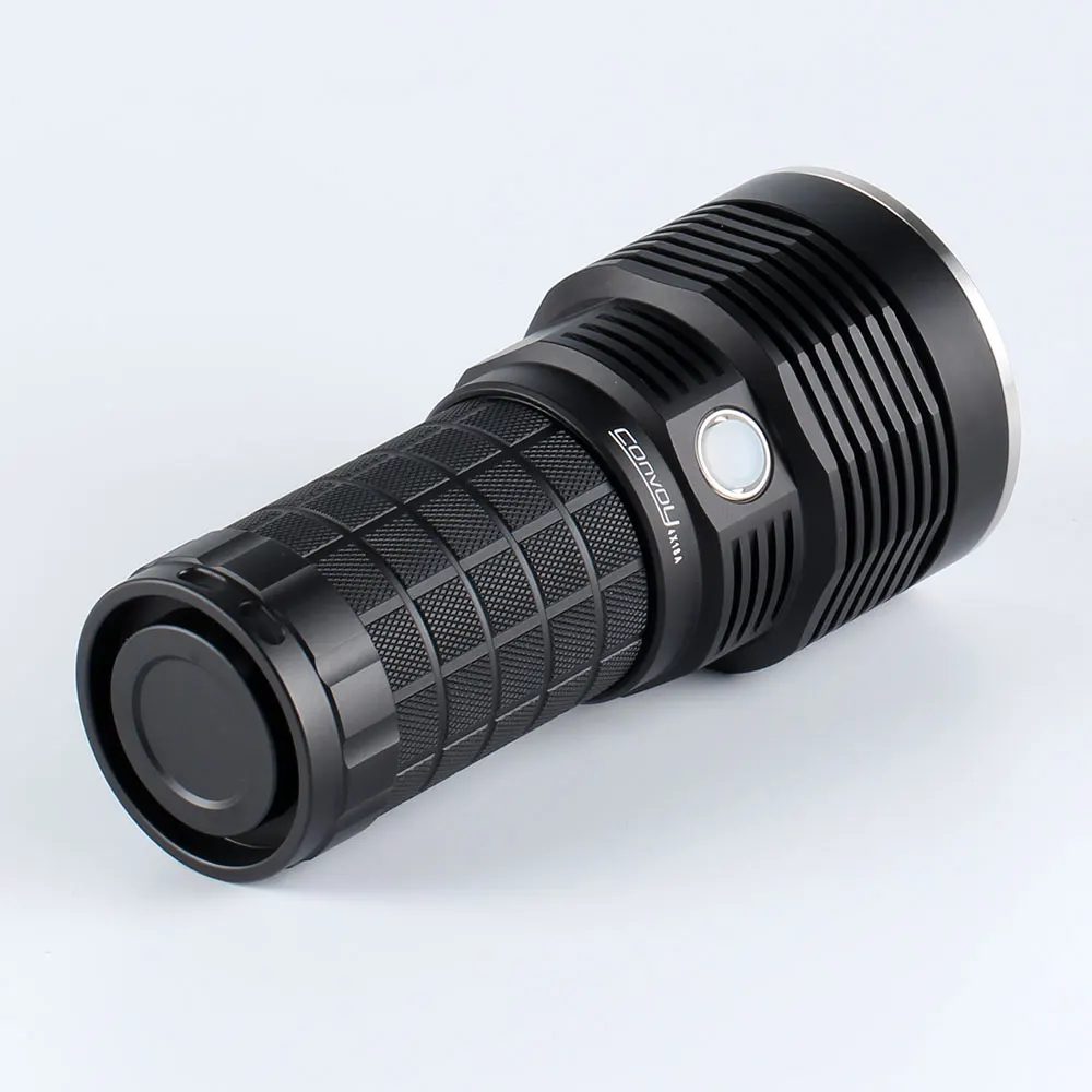 Convoy 4X18A flashlight, SBT90.2, 5400lm, with temperature control and type-c charging interface,18650 flashlight ,torch