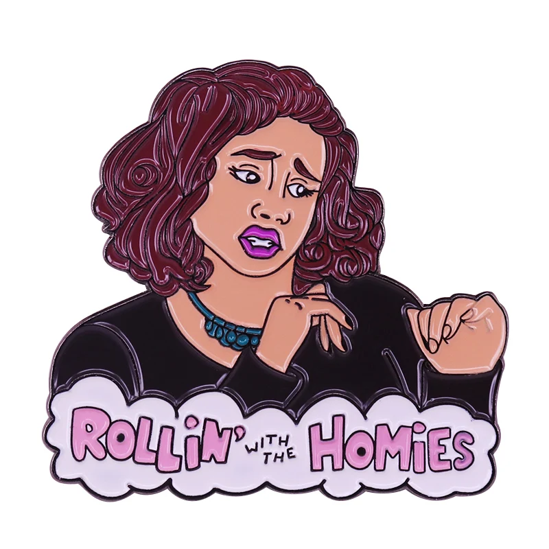 ¡Pin insignia sin Clueless Brittany Murphy as Tai en la escena clásica de la película donde canta Rollin con las Homies!