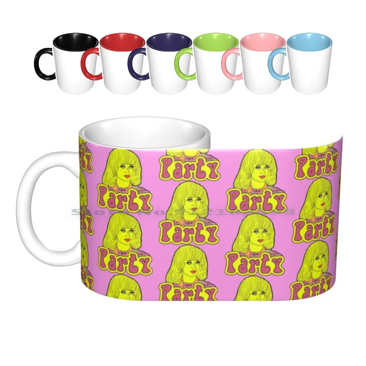 Katya Party Ceramic Mugs Coffee Cups Milk Tea Mug Rupaul Rupauls Drag Race Drag Race Drag Queen Pop Lgbt Lgbtq Queer Gay Pride