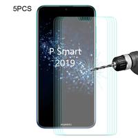 5 PCS ENKAY Hat-prince 0.26mm 9H 2.5D Curved Edge Tempered Glass Film for Huawei P Smart (2019)