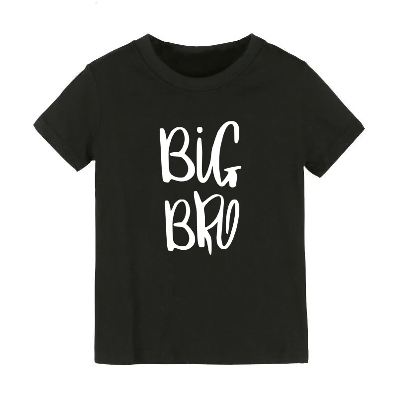 Big Brother Little Brother T Shirt Sibling Short Sleeve Tees Clothes Kids Baby Boys Letter Printed Fashion Brothers T-shirt Tops