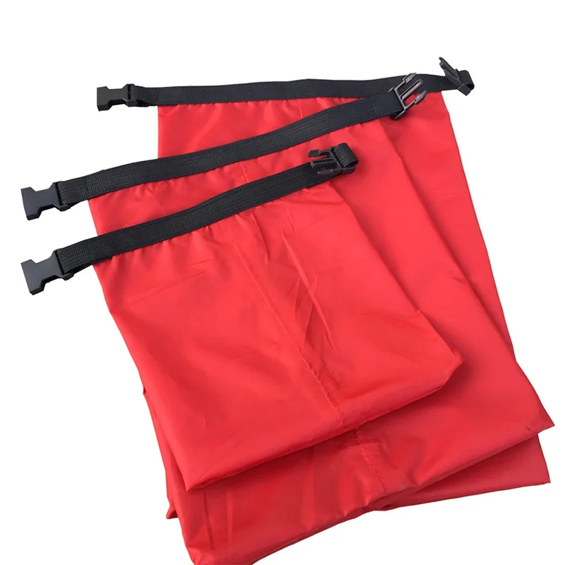 3Pcs Dry Bag Storage Pouch Waterproof Rafting Canoeing Boating Kayaking Carrying Valuable Perishable Items 1.5+2.5+3.5L