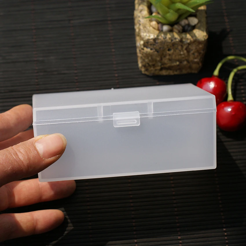 Plastic Cosmetics Hardware Parts Jewelry Storage Case Container Packaging Box For Earrings Rings Box Holder Case