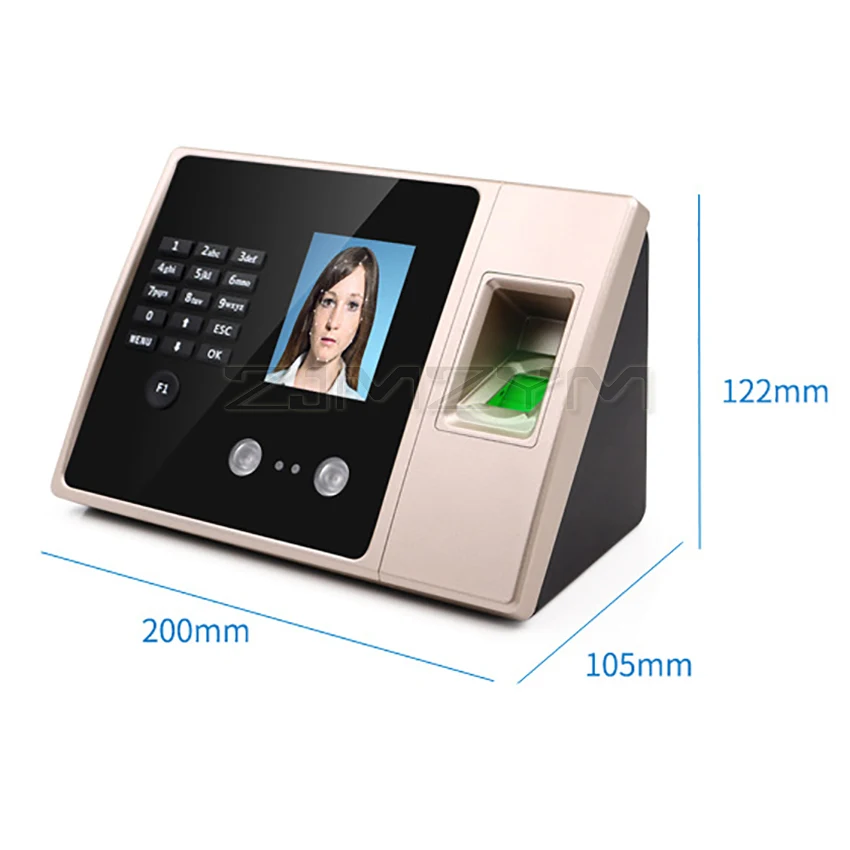 FA02 Face Recognition-Fingerprint Time Attendance Machine Facial Recognition Smart Face/Fingerprint/Password Attendance Machine