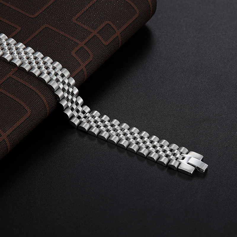 Trend Personality Stainless Steel Chain Bracelet Men\'s woman Unique Classic Motorcycle Rider Punk Wind Bracelet Boy Fashion Gift