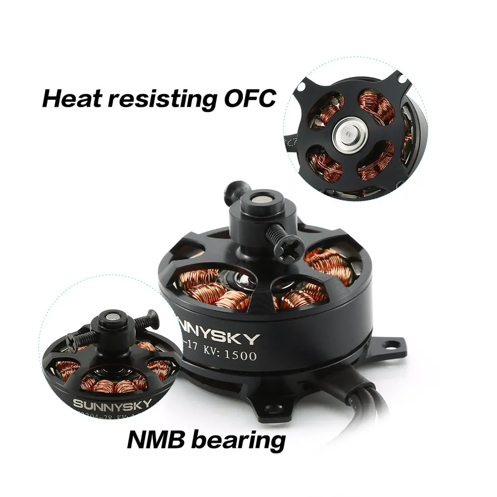 1PC Original Sunnysky X2206 KV1500/KV1900 NEW Brushless Motor designed for RC f3p Airplane 3D fixed-wing aircraft