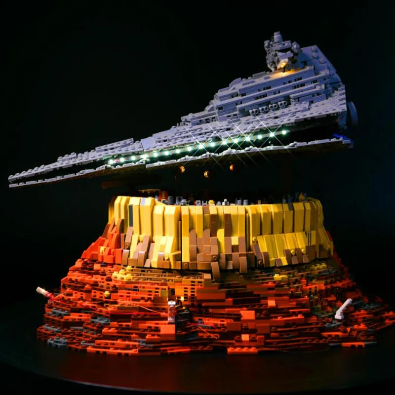 LED Light Set For The Empire over Jedha City 90007 21007 Building Blocks (NOT Include The Model Bricks)