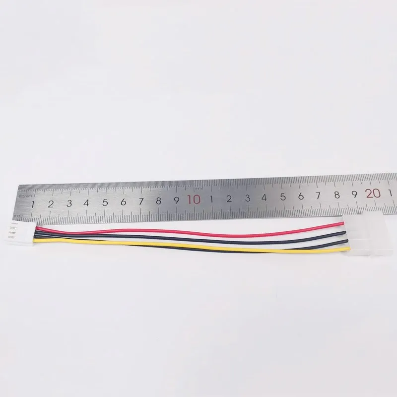 IDE Molex Voeding D type Mannelijke grote 4 P naar Vrouwelijke kleine 4Pin voeding kabel mijnbouw 20AWG 20 cm Floppy drive kabel