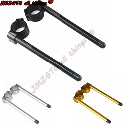 Universal Racing Adjustable CNC 37 41 43 48 50 52 51 53MM Motorcycle Racing Clip On On Fork Handlebar