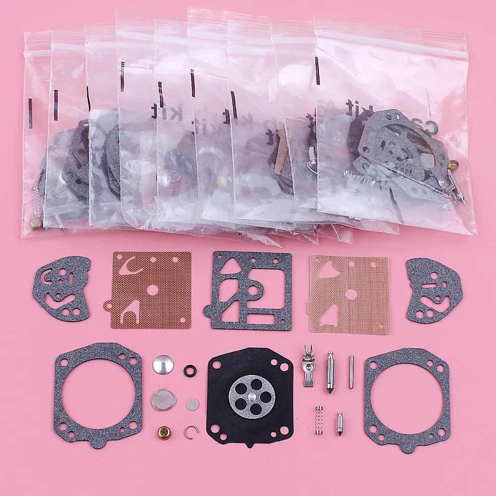 

10pcs/lot Carburetor Repair Rebuild Diaphragm Kit For Echo CS510 CS550 CS5000 CS6701 Walbro K20 HDA Chainsaw Replace Part