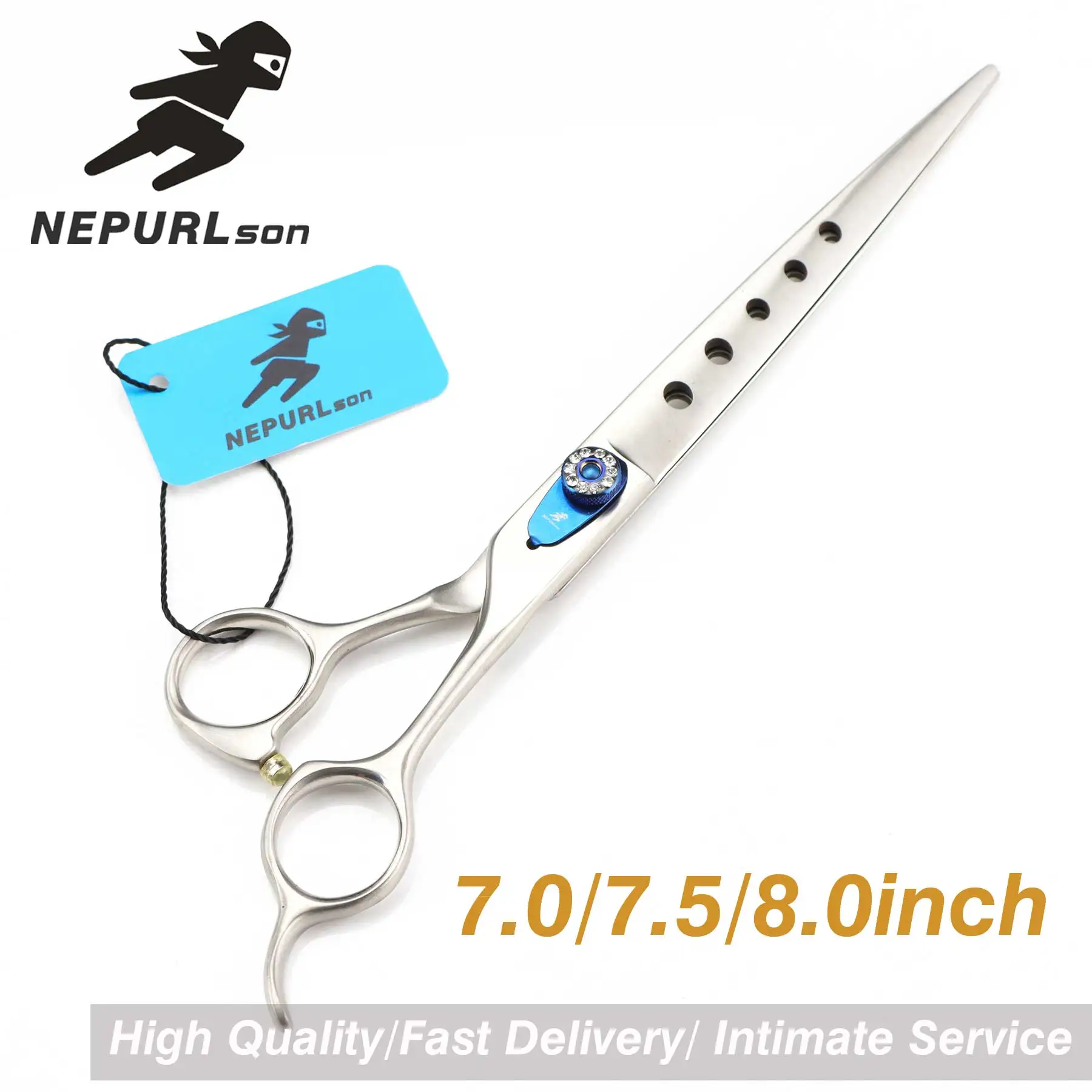 Professional Shears Dog Pet Grooming 7.5/8.0inch Thinning Scissors Polishing Tool Animal Haircut