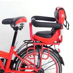 Children Safety Bicycle Seat Kids Bike Rear Chair Baby Safety Seat Mountain Bike Electric Bike Safety Seat Bicycle Back Saddle