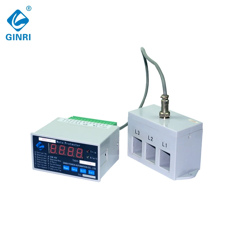 WDB-1FMT Single Phase Three Phase Motor Protection Relay  Overvoltage Overload Monitor For Pump Motor Compressor