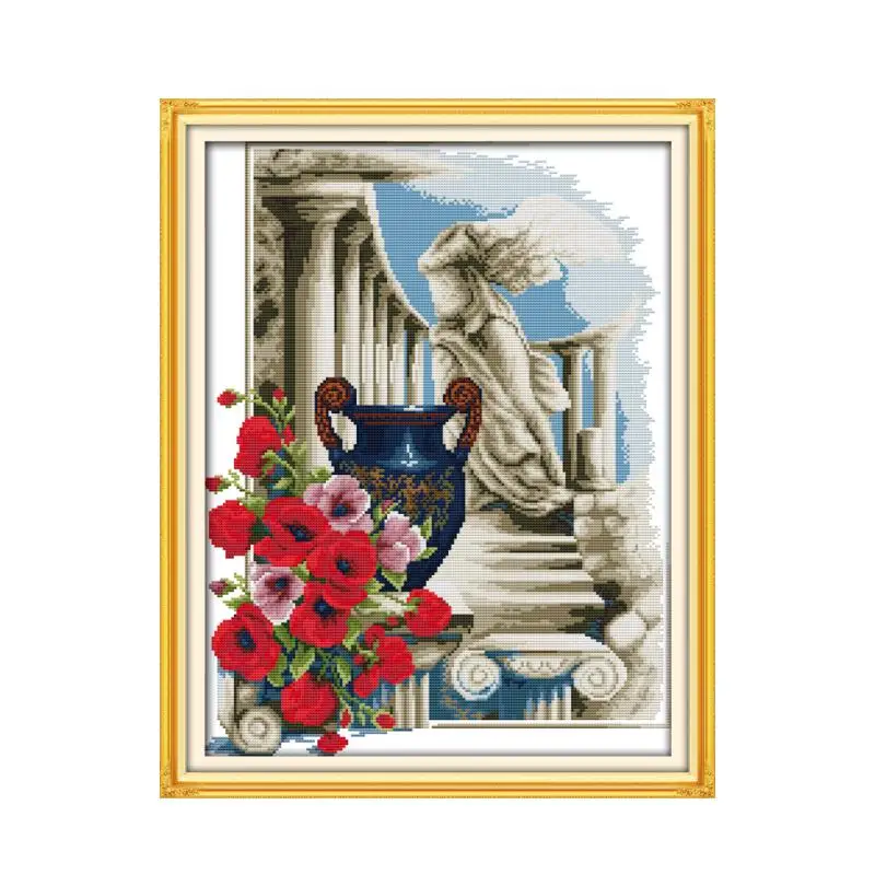 Athens feeling (2) cross stitch kit cartoon 14ct 11ct count print canvas stitching embroidery DIY handmade needlework