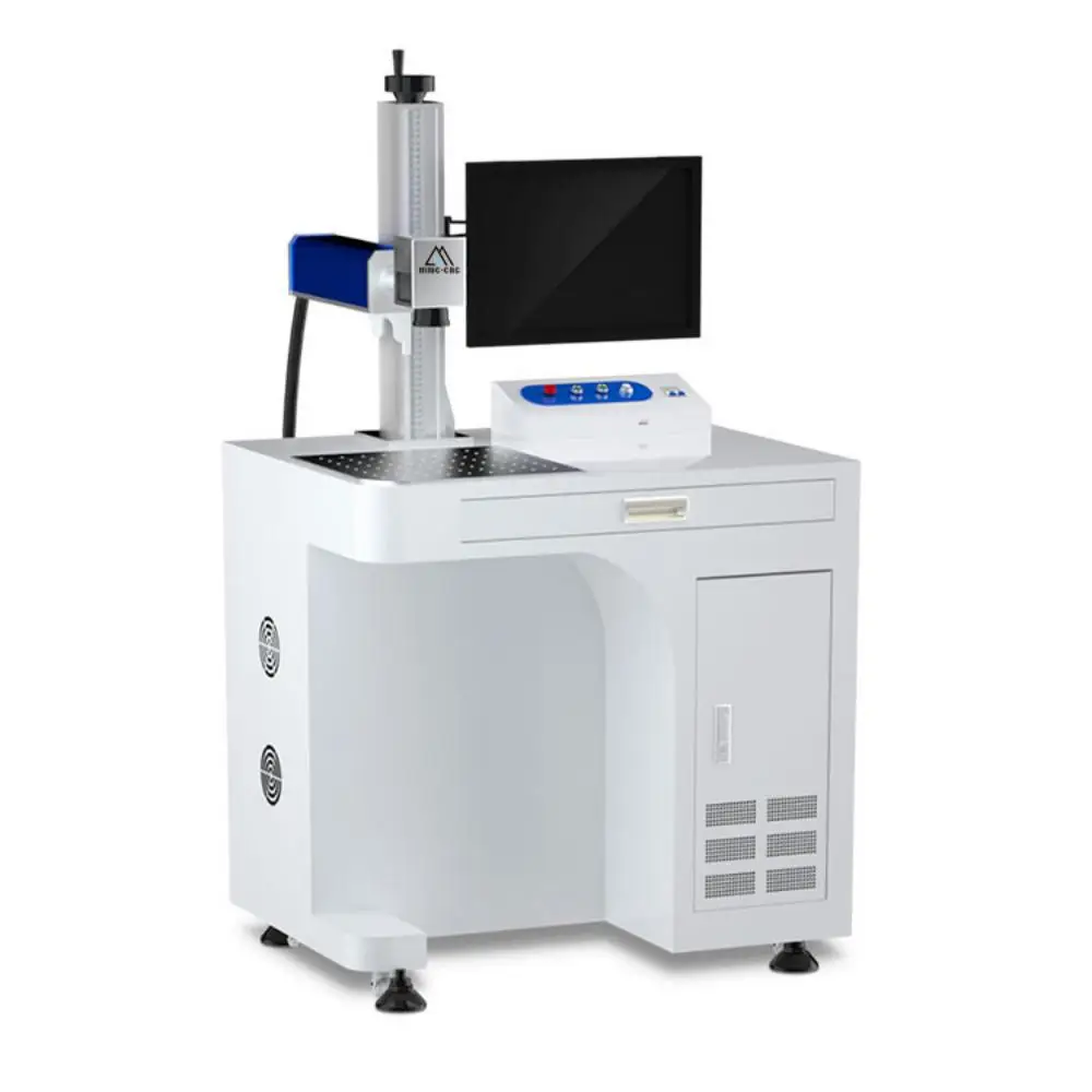 Hot Sales Desktop Raycus Fiber Laser Marking Machine for Metal Steel Aluminum Engraving with 20w 30w 50w 60w Laser Marker