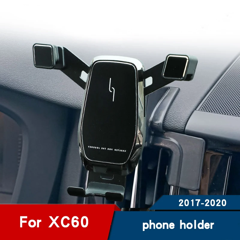 

Автомобильная Подставка для телефона Volvo XC60 2019, подставка для GPS-навигации, фотодержатель, модификация интерьера, аксессуары для вентиляционных отверстий 2020