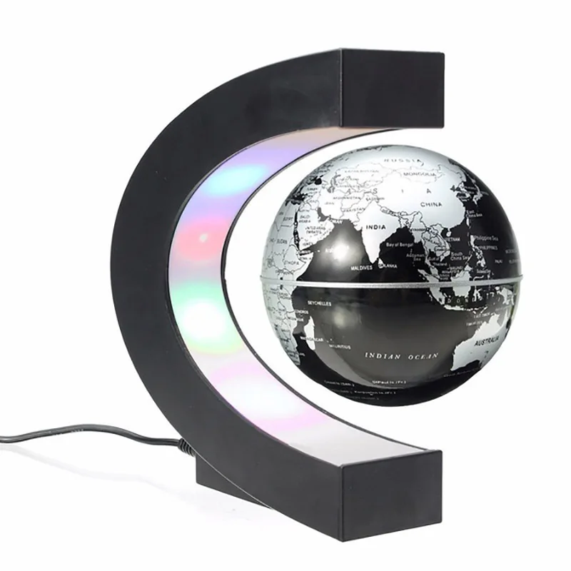 Floating Magnetic Levitation Globe LED World Map Electronic Antigravity Lamp Novelty Ball Light Home Decoration Birthday Gifts