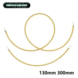 10 pz 130mm 300mm bianco freddo flessibile LED filamento lampada morbida perline diodo DC3V per Retro Edison lampadina accessori luce a spirale fai da te