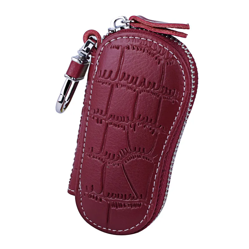 Lederen Sleutelhanger Vrouwen Mannen Sleutelhouder Edc Case Organizer Pouch Autosleutel Portemonnee Huishoudster Sleutel Case Vele Stijlen Kaart tas