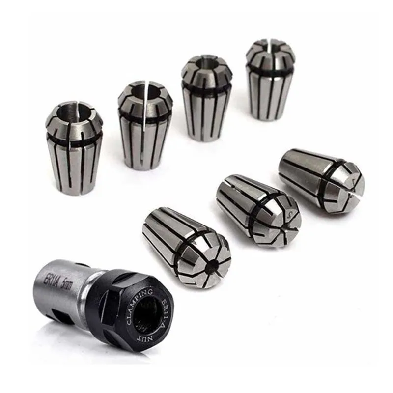 ER11 Collet Chuck 1-7mm CNC Router Spring Chuck Spring Collet For CNC Engraving Machine & Milling Lathe Tool Holder