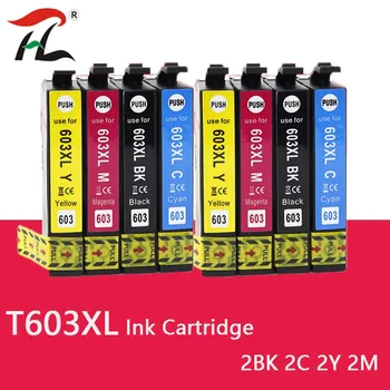 Cartouche d'encre Compatible 603XL T603, 603 XL E603, pour imprimante Epson XP 2100 2105 3100 3105 4100 4105 2810 2830