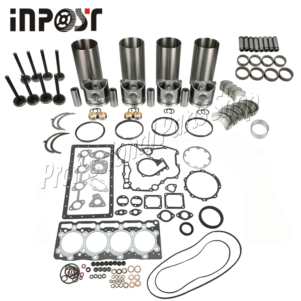 

Overhaul Rebuild Kit For Kubota V1305 V1305-B Ring Piston Bearing Engine With Valve