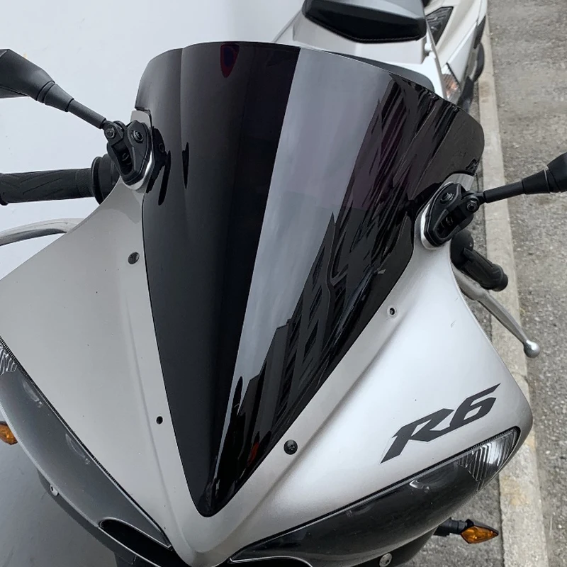 

Windscreen For 2003 2004 2005 Yamaha YZF-R6 YZF R6 600 / 2006 2007 2008 2009 YZF-R6S YZF R6S Wind Screen Deflectors Windshield