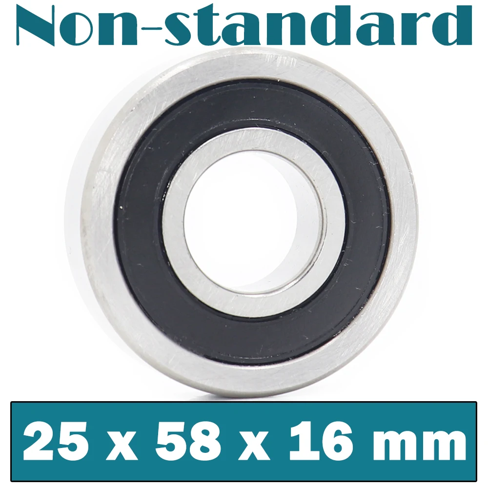 255816 Non-standard Ball Bearings 25*58*16 mm ( 1 PC ) Inner Diameter 25 mm Outer Diameter 58 mm Thickness 16 mm Bearing