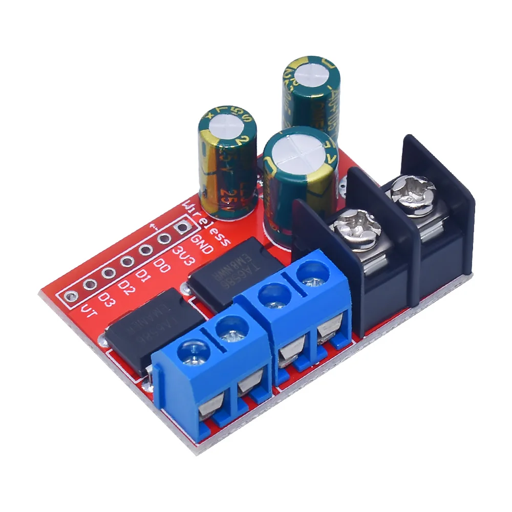 H Bridge Remote Control 5A 3V-14V Dual DC Motor Drive Module Voltage Reverse PWM Speed Regulation Double Super L298N 5AD