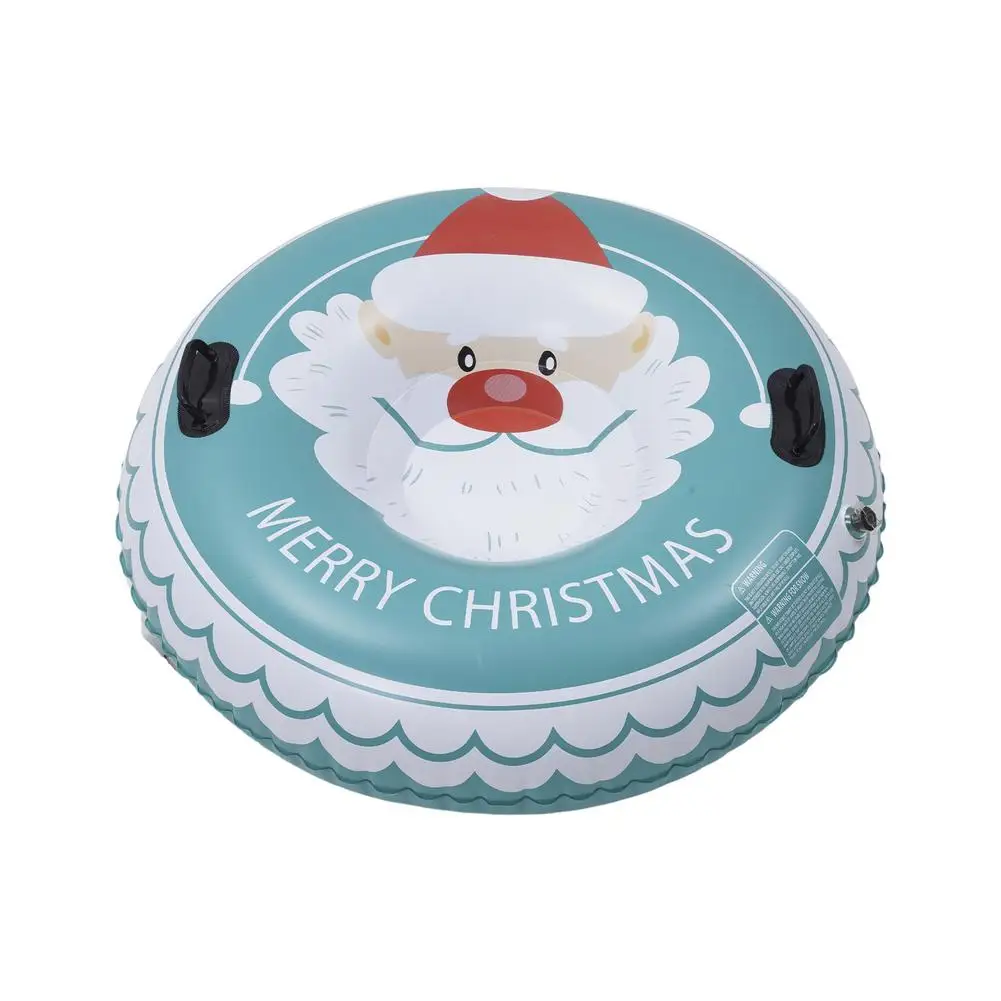 Snow Tube PVC Christmas Theme Iatable Snow Sled for Skiing