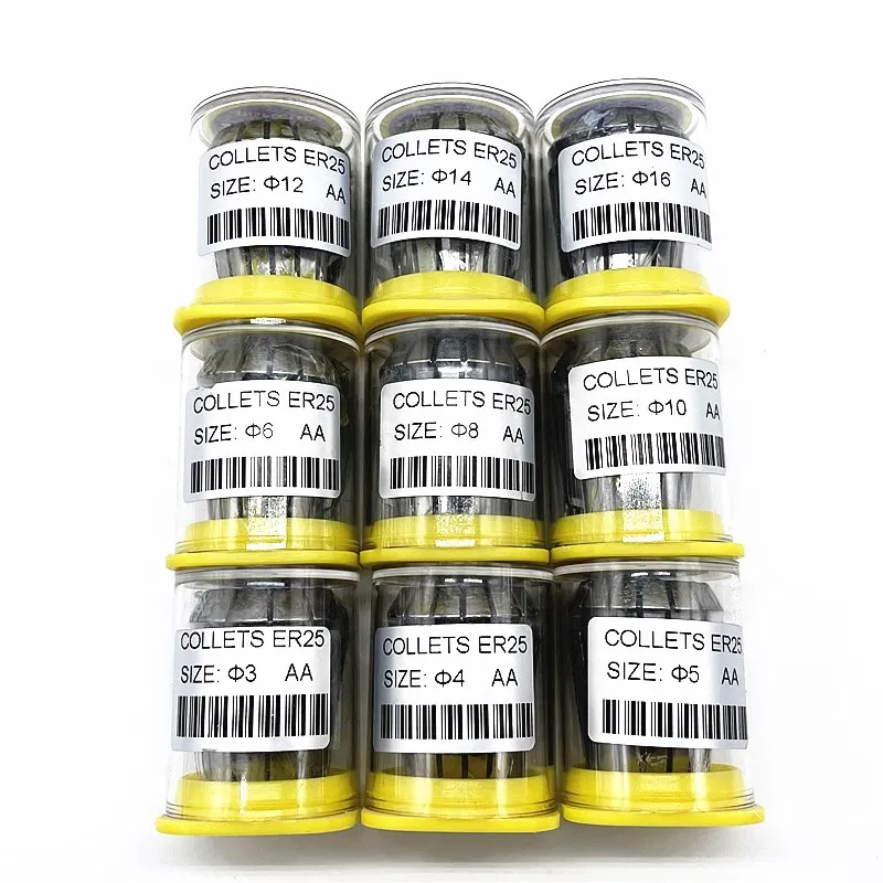 ER25 9PCS Precision 0.008ฤดูใบไม้ผลิ Collet + 1PCS MT2หรือ MT3หรือ MT4 ER25 Morse ผู้ถือเครื่องมือ + 1PCS ER25ประแจ