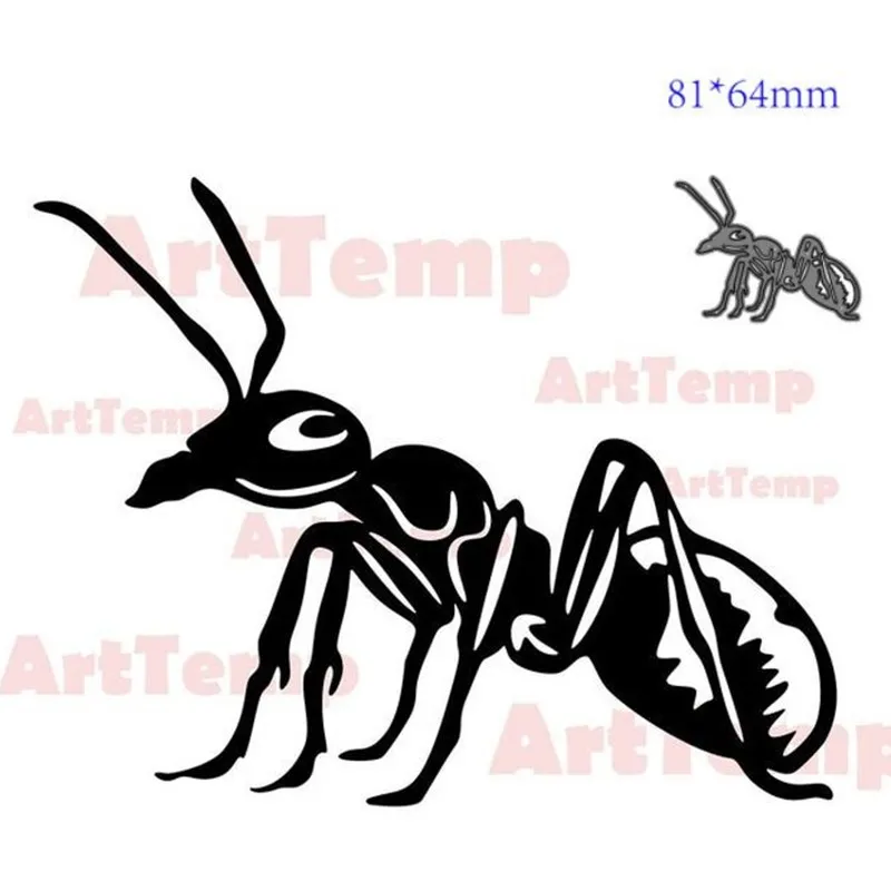 Metal Cutting Dies Cut Mold Animal ant Decoration Scrapbook Paper Craft Knife Mould Blade Punch Stencils