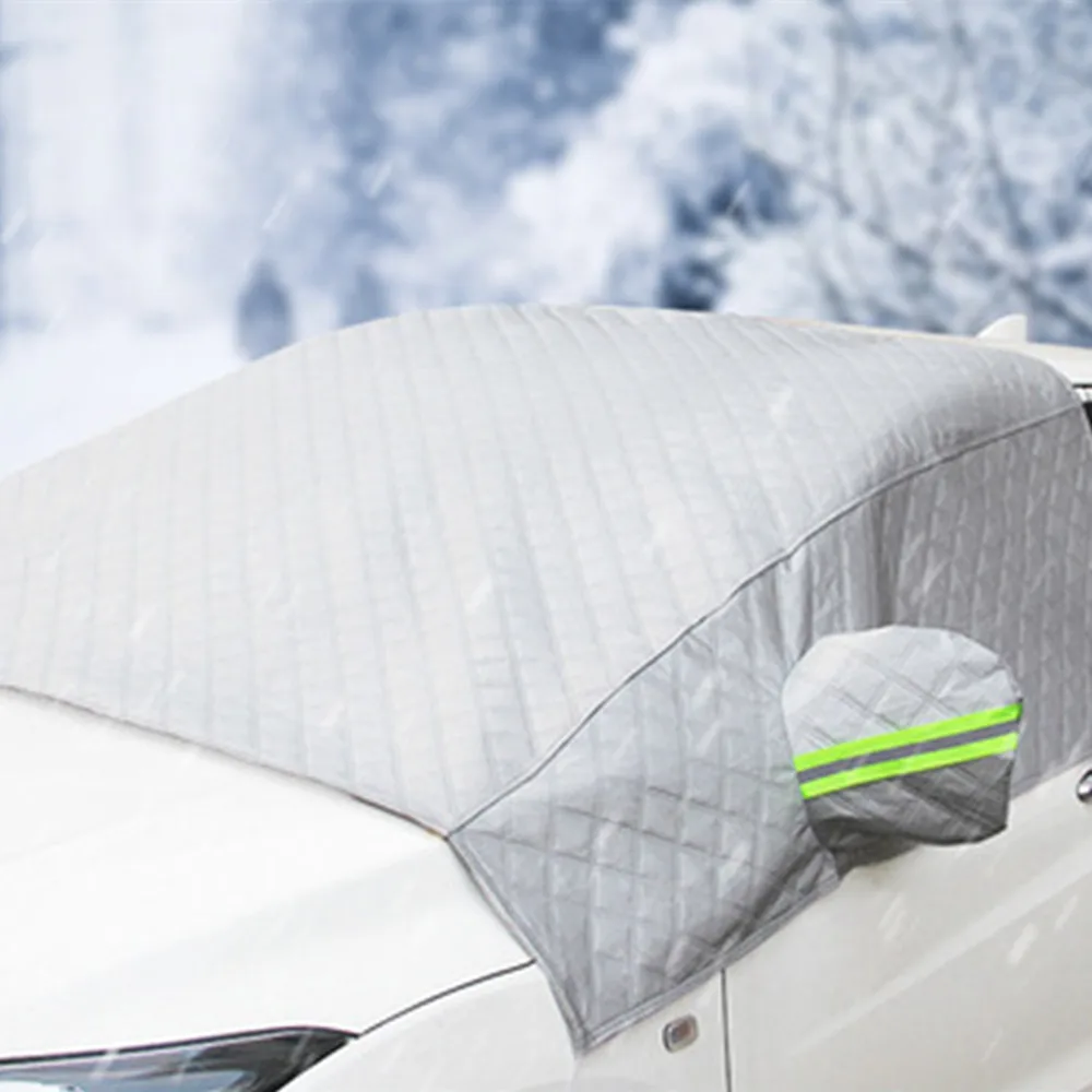 Car Styling Sunshade Snow Ice Shiled Car Windshield Snow Sun Shade Waterproof Protector Cover Car Front Windscreen Cover