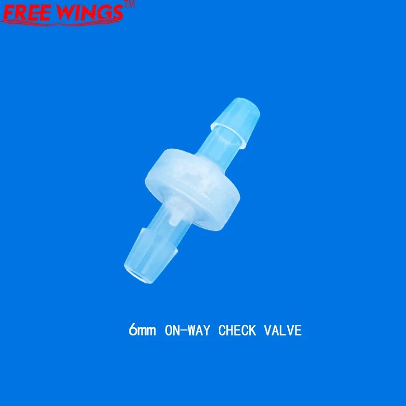 1/5/10pcs 3mm~12mm Plastic One-Way Non-Return Water Inline Fluids Check Valves For Fuel Gas Liquid Silicone Rubber   with Spring