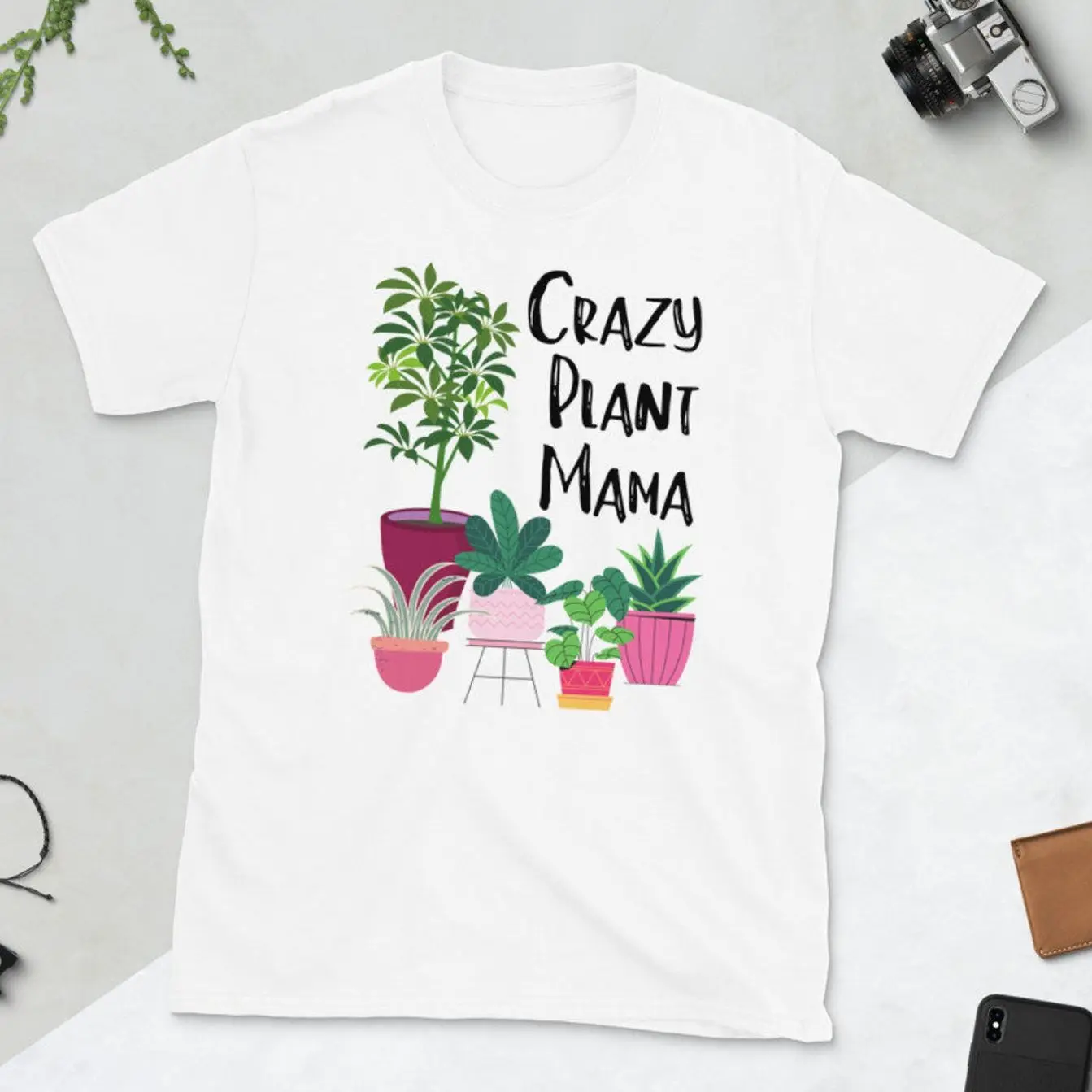 女性用原宿Tシャツ,女性用ベーシックカラー半袖カジュアルトップス,植物プリントTシャツ,女の子用ファッション,直送