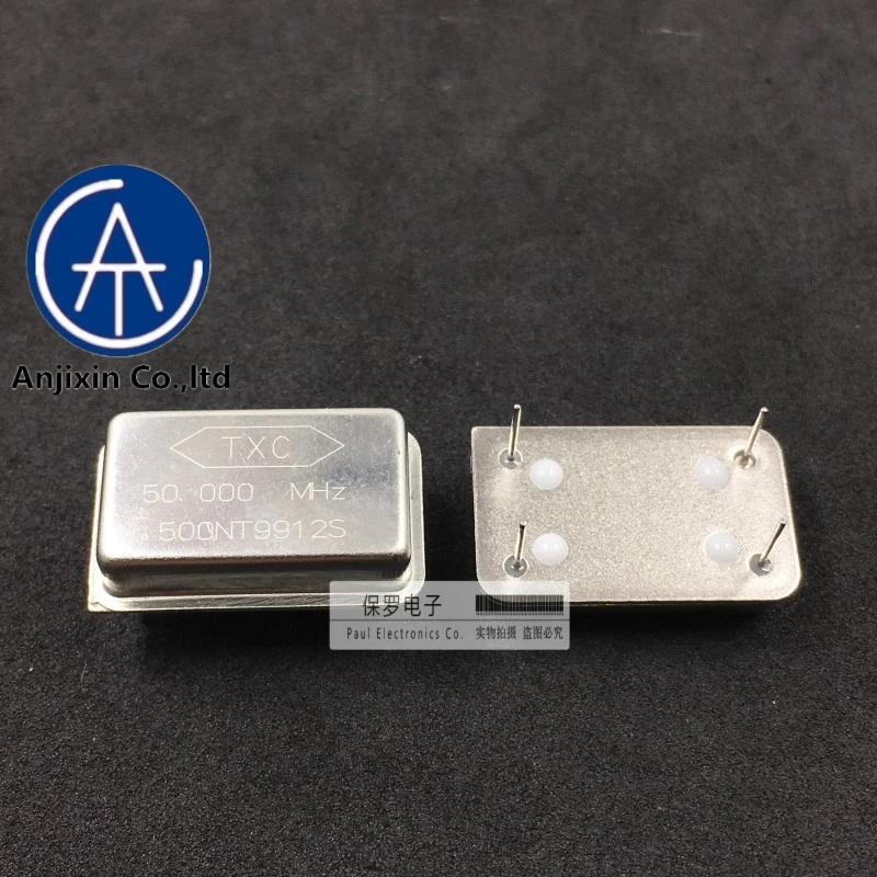 10pcs 100% orginal new Active crystal oscillator Rectangular clock oscillator OSC DIP-4 50mhz 50.000mhz 50M DIP-14 in stock