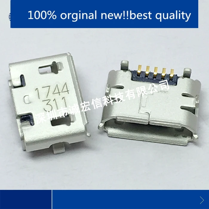 10Pcs 100% Original New In สต็อก105017-0002 01050170002 USB โทรศัพท์มือถือปลั๊ก Connector