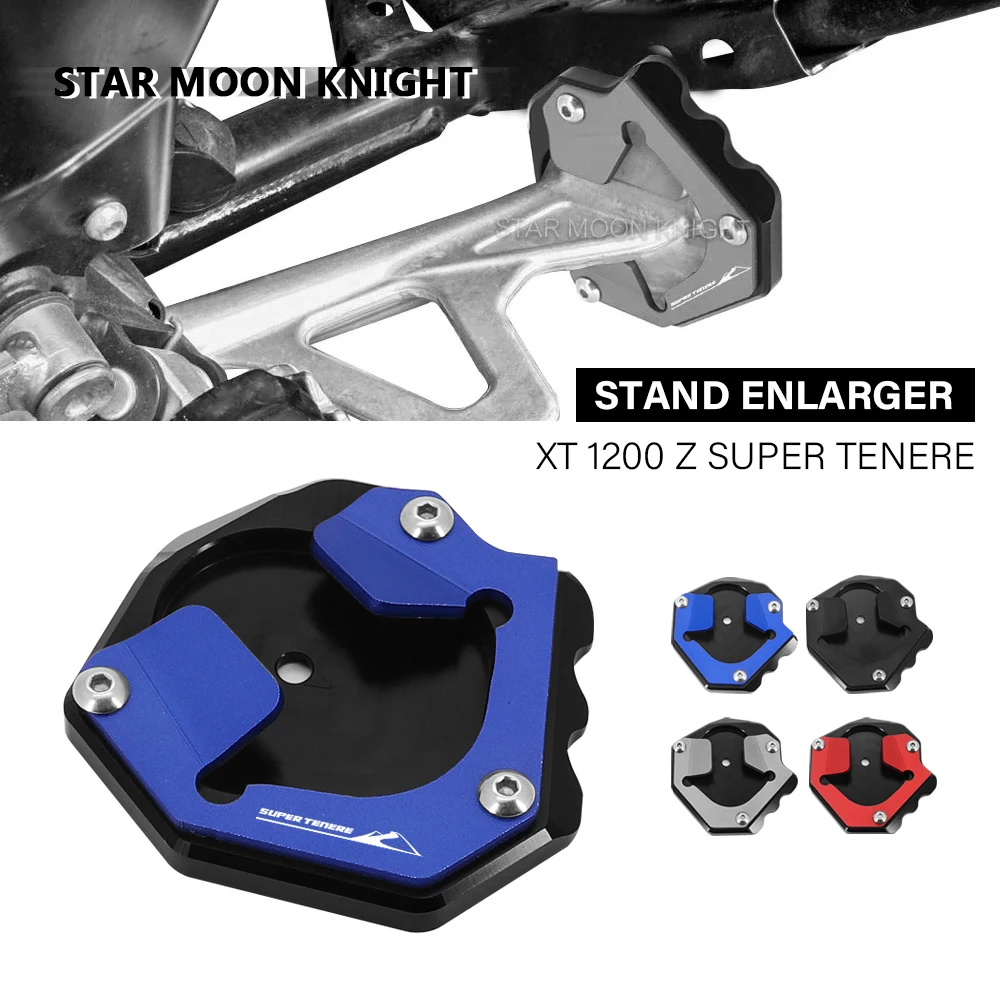 

Motorcycle Accessories Kickstand Side Stand Enlarge Extension Foot Pad Support For Yamaha XT1200Z XT 1200 Z Super Tenere 2014 -