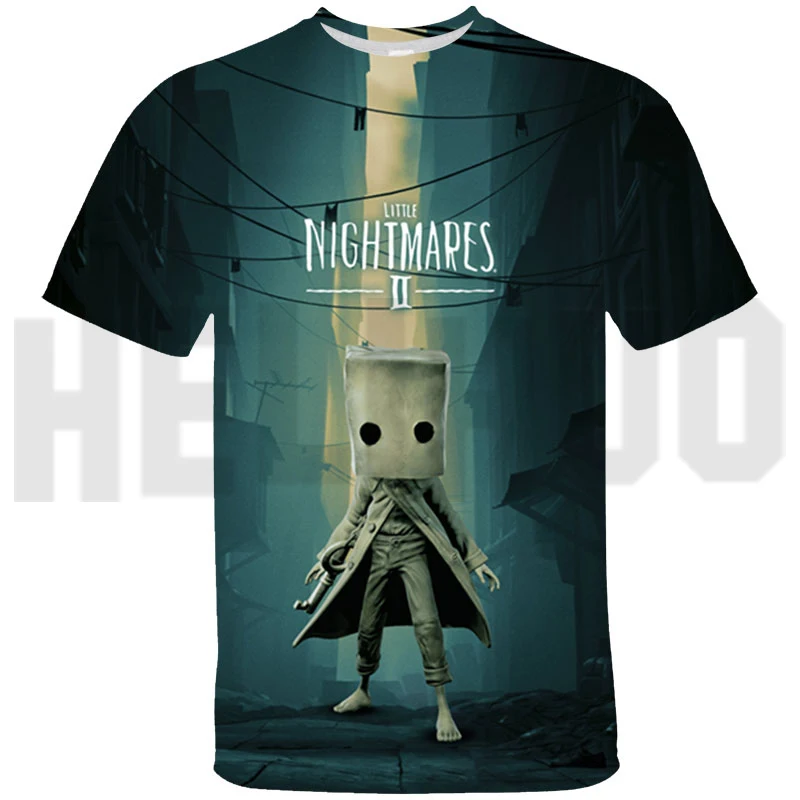 2021 New Arrival 3D Cosplay Little Nightmares T Shirt Adult Kids T-shirt Summer Hip Hop Casual Short Sleeve Oversized Tops Tees