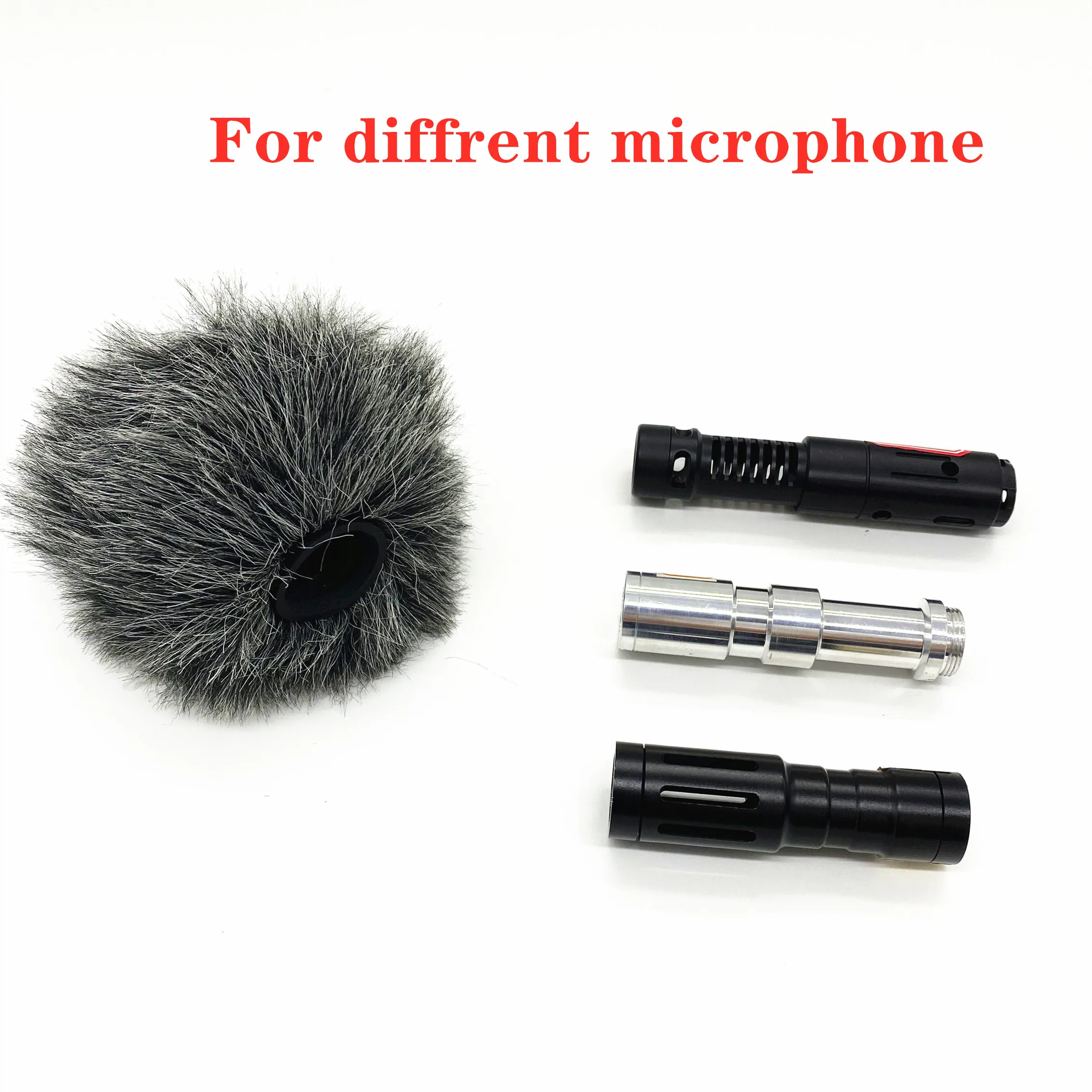 Kaca Depan Kebisingan Berbulu Luar Ruangan Angin Pop Filter Cover untuk BOYA BY-MM1 D1 Naik NT5 NT55 NT6 Videomicro Rekaman Mic Kaca Depan