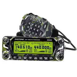 Zastone-transceptor de Radio Ham D9000, 512 canales, 50W, 136-174MHz, 400-520MHz, Walkie Talkie de coche, comunicador de Radio móvil