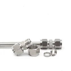 Stainless Steel Pipe Fittings Equal 6mm 8mm 12mm 16mm 1/4