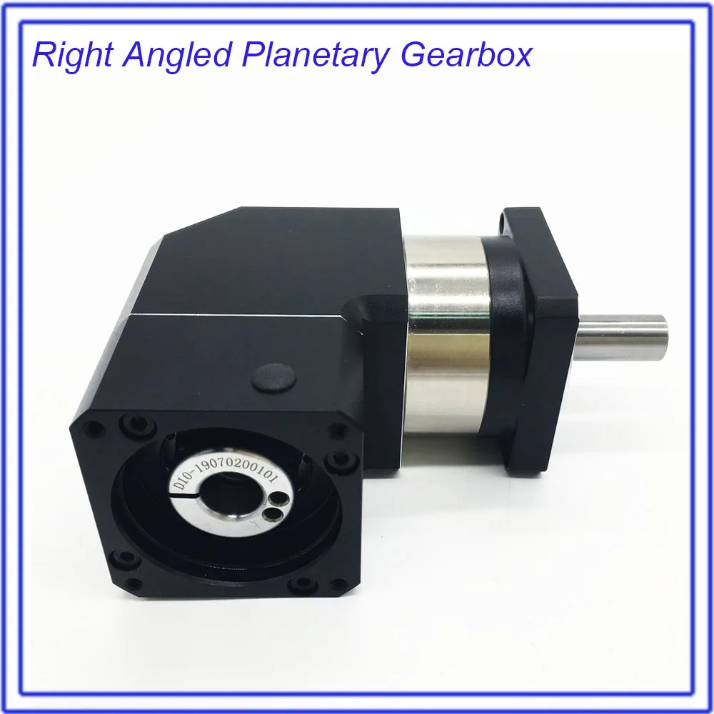 70 :1 Gearbox Corner Right Angled Planetary Reducer Turn 90 Degree Reducer for NEMA24 60mm 200W 400W 600W Servo Motor