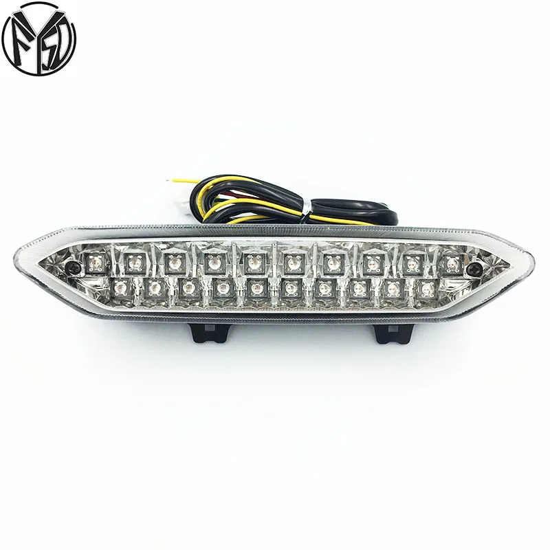 LED Rear Tail Brake Light Assembly for YAMAHA ATV GRIZZLY 700 EPS YZF-R1 XVS1300 WR250R 2002-2020 Taillight Stop Lamp Signals