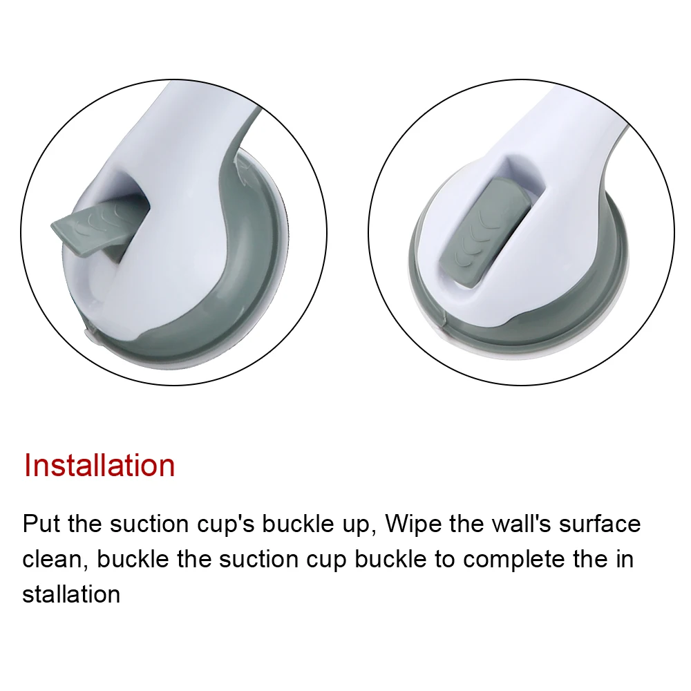 Strong Sucker Hand Grip for Elder Children Bathroom Suction Cup Grab Shower Safety Handrails Bar Handle Bathroom Accessories